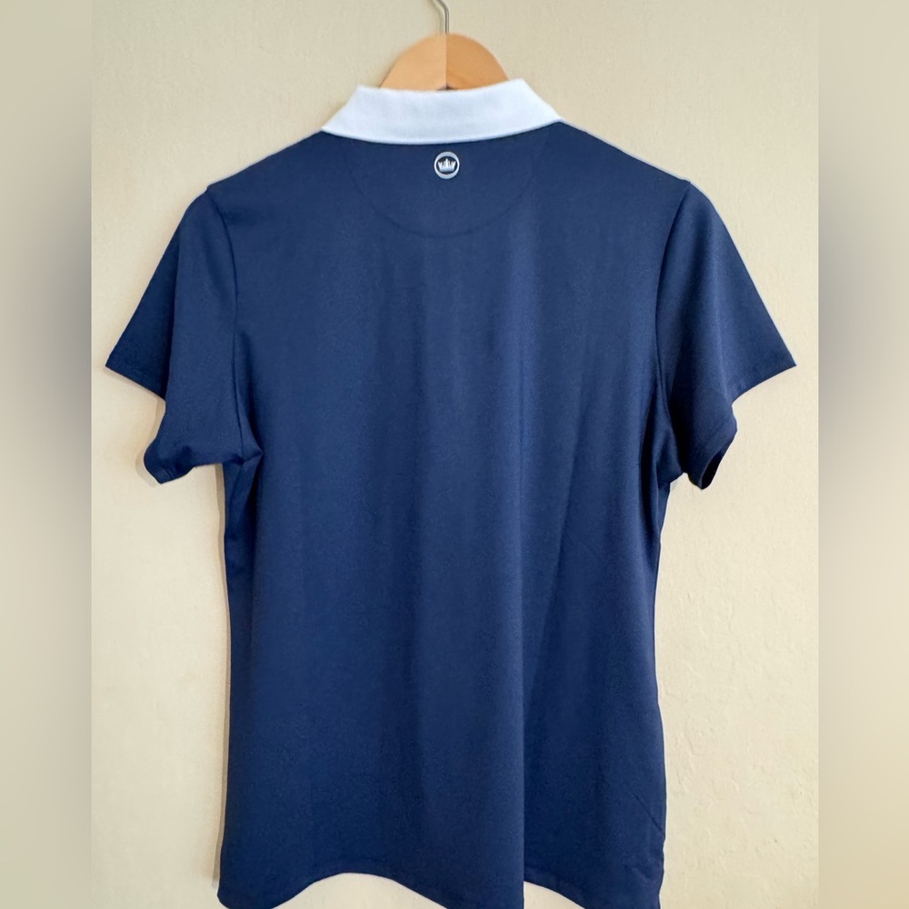 NWT US Open Peter Millar Women's 1/2 Zip Polo Tennis - Navy Size L - Picture 5 of 7